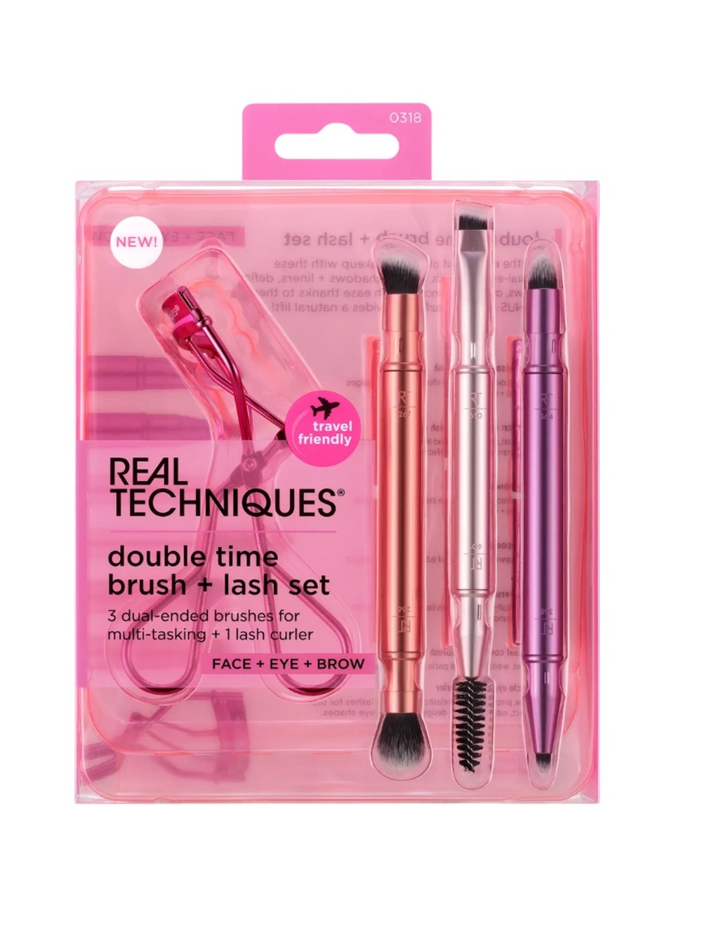Real Techniques Double Time Brush + Lash Set — NEW IN BOX✨